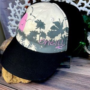 O’Neill Ball Cap Hat Beach Design Girl Surfer Style Great condition